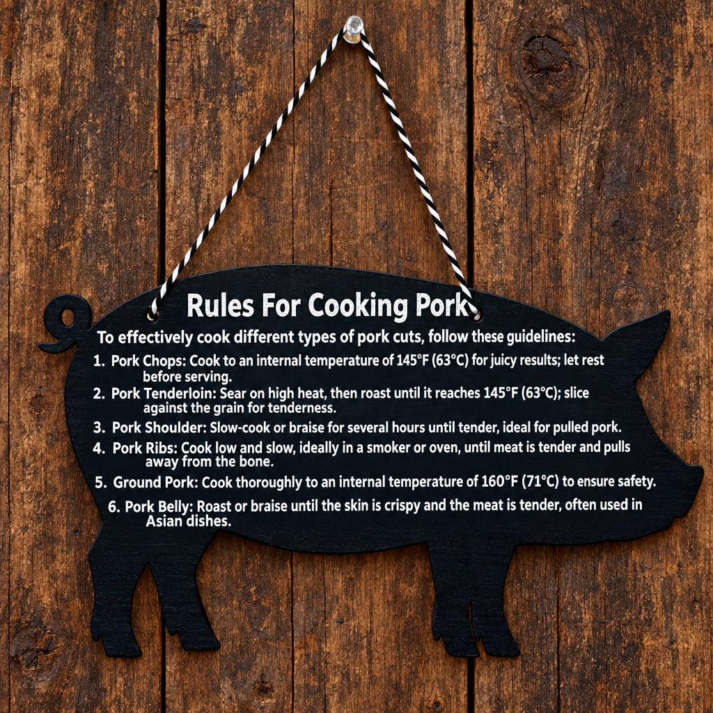 Rules For Cooking Pork