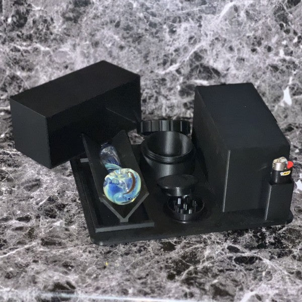 Deluxe Cannabis Relaxation Station Rolling Tray Package